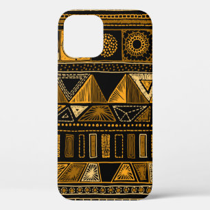 Colourful tribal ethnic seamless pattern iPhone 12 case