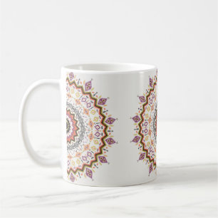 Colourful tribal ethnic seamless pattern coffee mug
