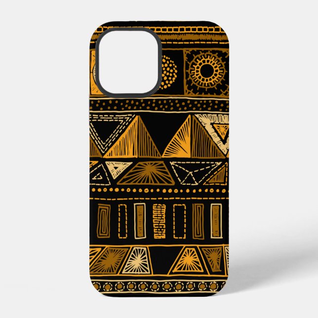 Colourful tribal ethnic seamless pattern iPhone case (Back)