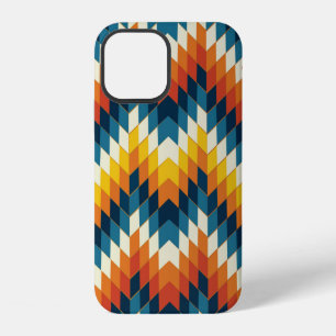 Colourful tribal ethnic seamless pattern iPhone 12 case