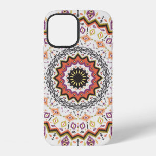 Colourful tribal ethnic seamless pattern iPhone 12 case