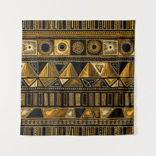 Colourful tribal ethnic seamless pattern tapestry