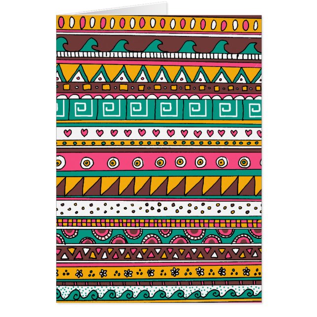 Colourful Tribal pattern (Front)