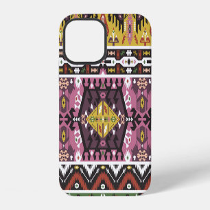 Colourful tribal style, seamless pattern. iPhone 12 case