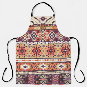 Colourful tribal style, vibrant seamless pattern. apron
