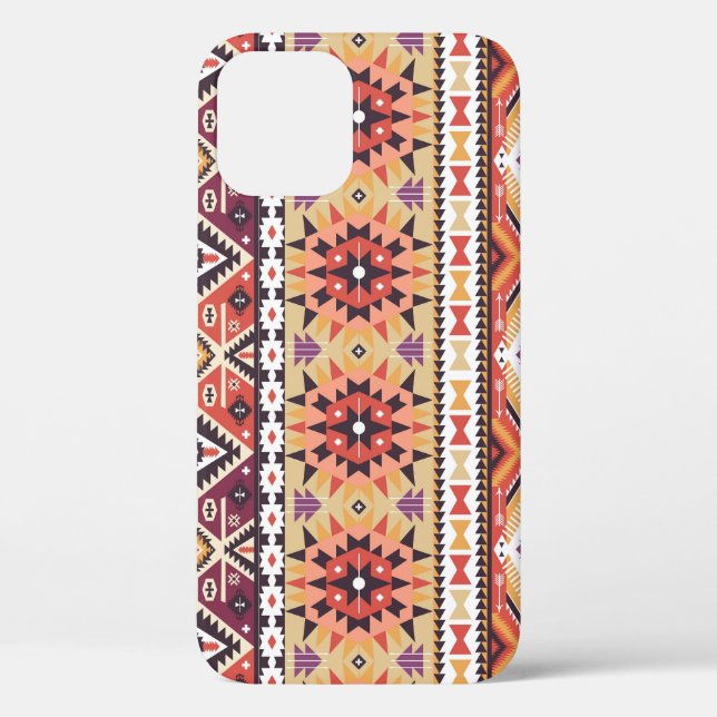 Colourful tribal style, vibrant seamless pattern. Case-Mate iPhone case (Back)