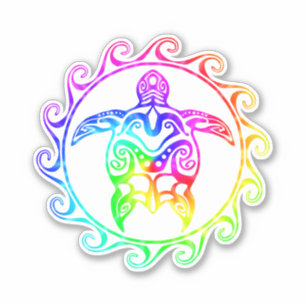 Colourful Tribal Turtle