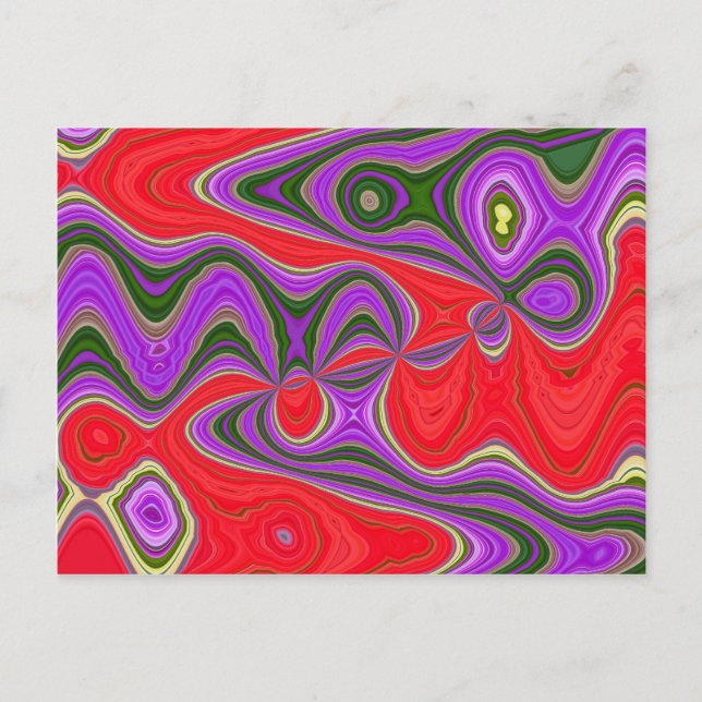 Colourful Trip Postcard (Front)
