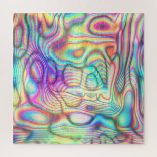 Colourful Trippy Holo Holographic Jigsaw Puzzle