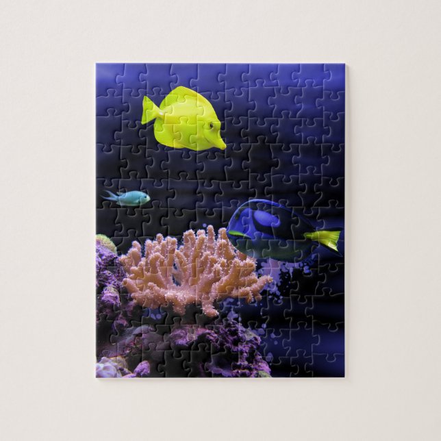 Colourful Tropical Fish Jigsaw Puzzle (Vertical)