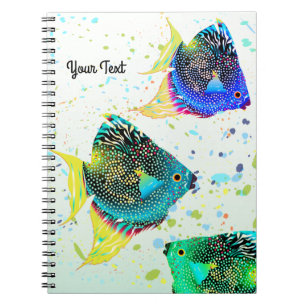 Colourful Tropical Fish Notebook