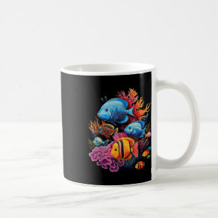 Colourful Tropical Fish On A Coral Reef Marine Lif Coffee Mug