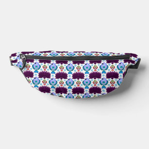 Colourful Tropical Fish Pattern Seamless Ocean Bum Bags