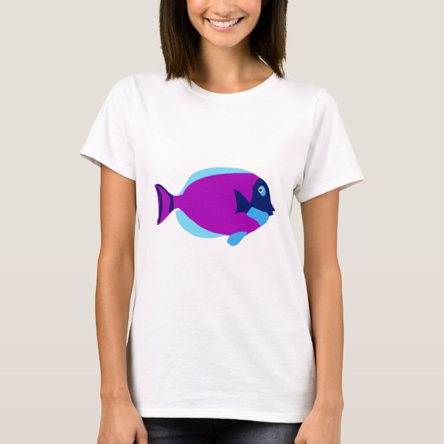 Colourful Tropical Fish T-Shirt (Front)