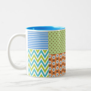 Colourful Tropical Floral Coffee Mug – Vibrant Flo