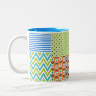 Colourful Tropical Floral Coffee Mug – Vibrant Flo
