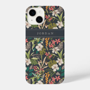 Colourful Tropical Flower Pattern iPhone 14 Case