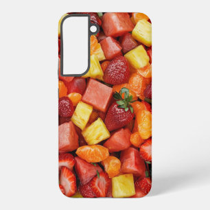Colourful Tropical Fruit Medley Close-Up Samsung Galaxy Case