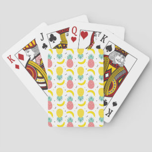 Colourful Tropical Fruit Pattern Playing Cards