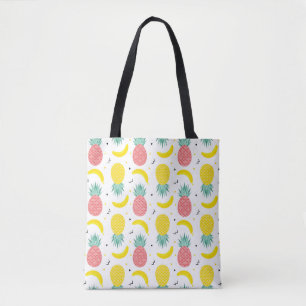 Colourful Tropical Fruit Pattern Tote Bag