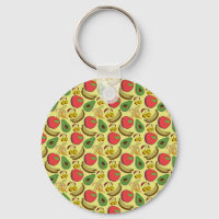 Colourful tropical fruit seamless pattern