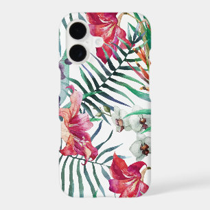 Colourful Tropical Island Floral Pattern