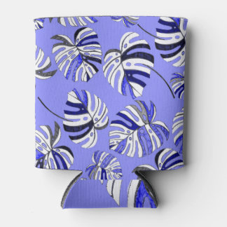 Colourful tropical leaves, modern luxury pattern. can cooler