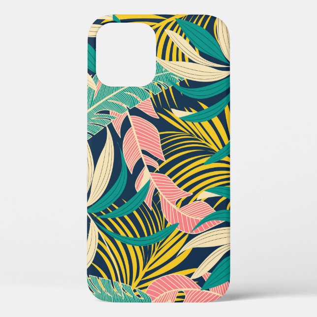 Colourful tropical leaves: summer pattern. Case-Mate iPhone case (Back)