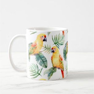 Colourful Tropical Parrot Coffee Mug