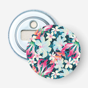 Colourful Tropical Pattern Bottle Opener