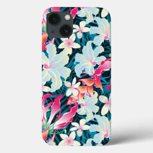 Colourful Tropical Pattern iPhone 13 Case