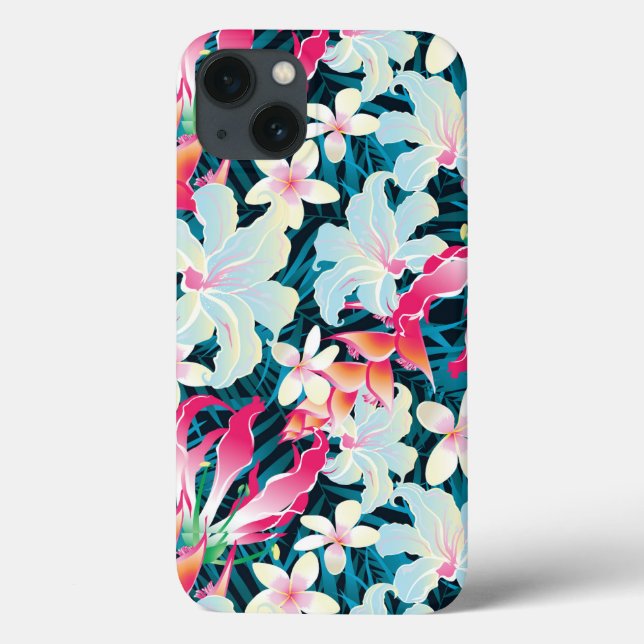 Colourful Tropical Pattern Case-Mate iPhone Case (Back)