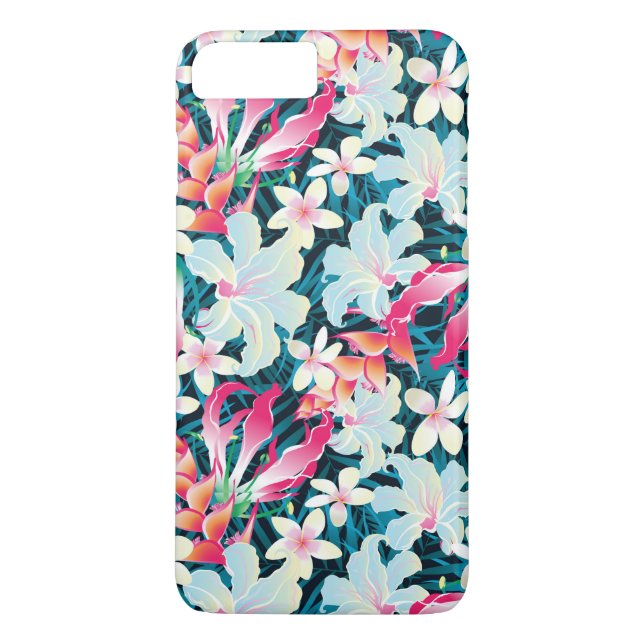 Colourful Tropical Pattern Case-Mate iPhone Case (Back)