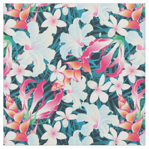 Colourful Tropical Pattern Fabric