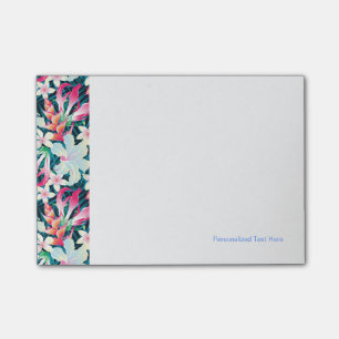 Colourful Tropical Pattern Post-it Notes