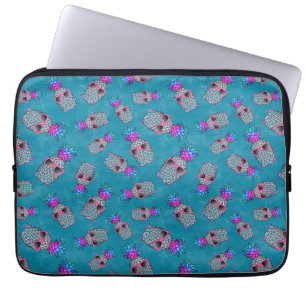 Colourful Tropical Pineapple 2 Laptop Sleeve