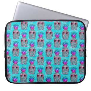 Colourful Tropical Pineapple Laptop Sleeve