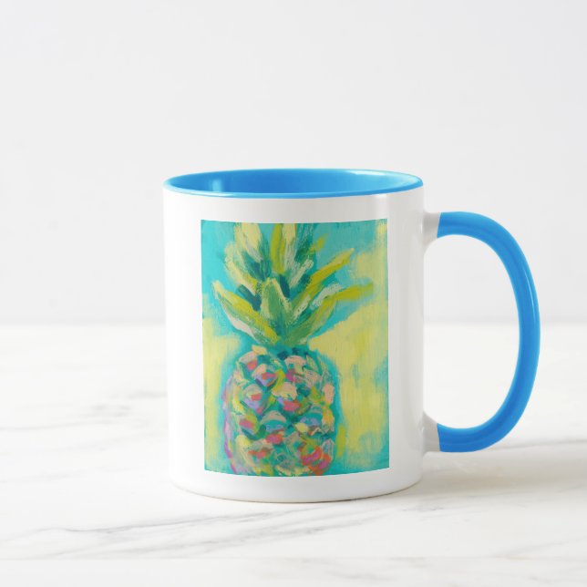 Colourful Tropical Pineapple Mug (Right)