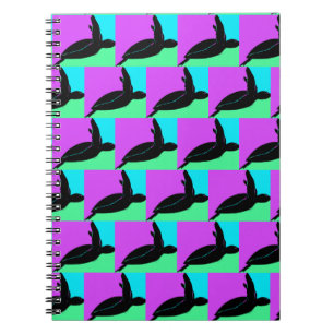 Colourful Tropical Sea Turtle Notebook