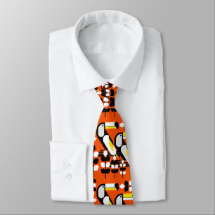 Colourful Tropical Toucan Artwork Tie