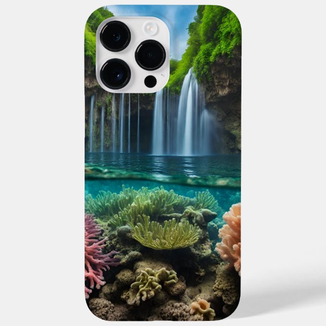 Colourful tropical waterfall Case-Mate iPhone case (Back)