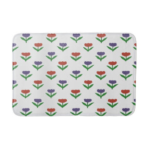 Colourful Tulip Bath Mat