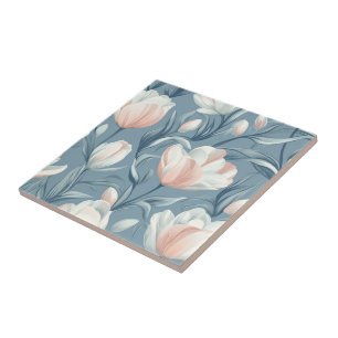 Colourful Tulip Ceramic Tiles For Home Flooring