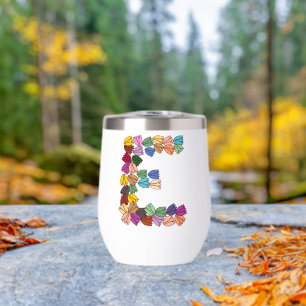 Colourful Tulip Lettered “E”