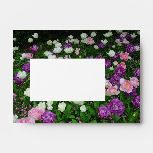 Colourful Tulips Envelope (Front)