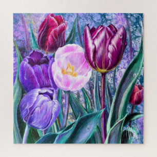 Colourful Tulips Jigsaw Puzzle