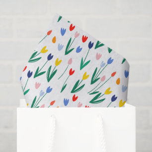 Colourful Tulips Tissue Paper