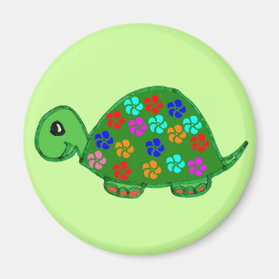 Colourful turtle magnet