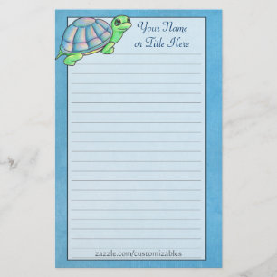 Colourful Turtle Stationery