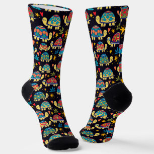Colourful Turtles  Socks